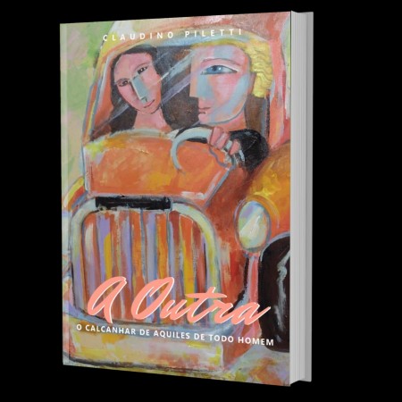 Pintura na Capa do Livro de Claudino Piletti.